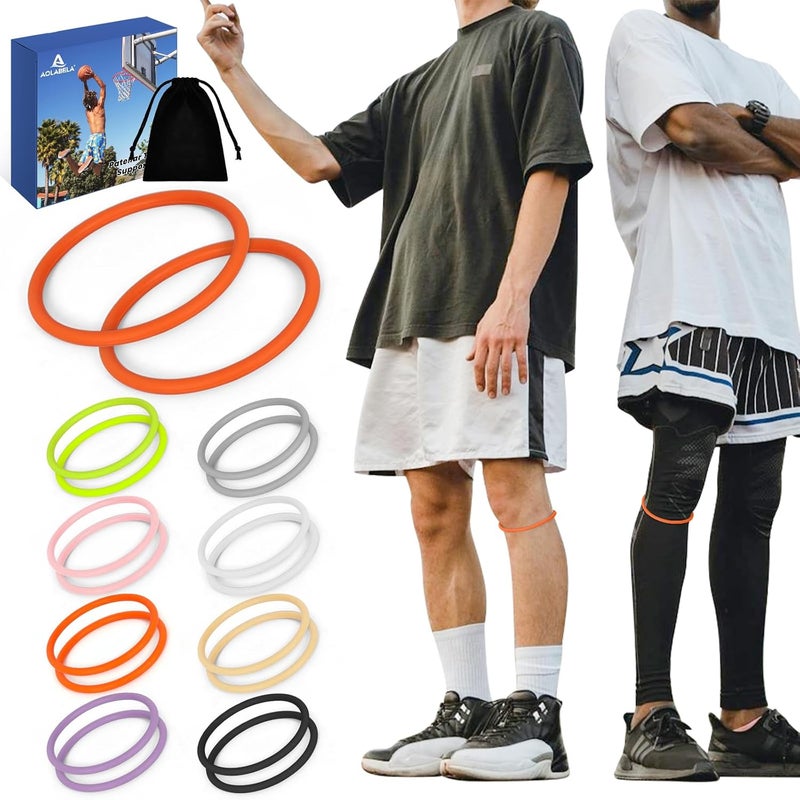 Aolabela 2PCS Patellar Tendon Knee Strap Knee Band for Knee Pain Relief Patella Band for Basketball Running Sports Breathable Patellar Tendon Support Strap - Image 1